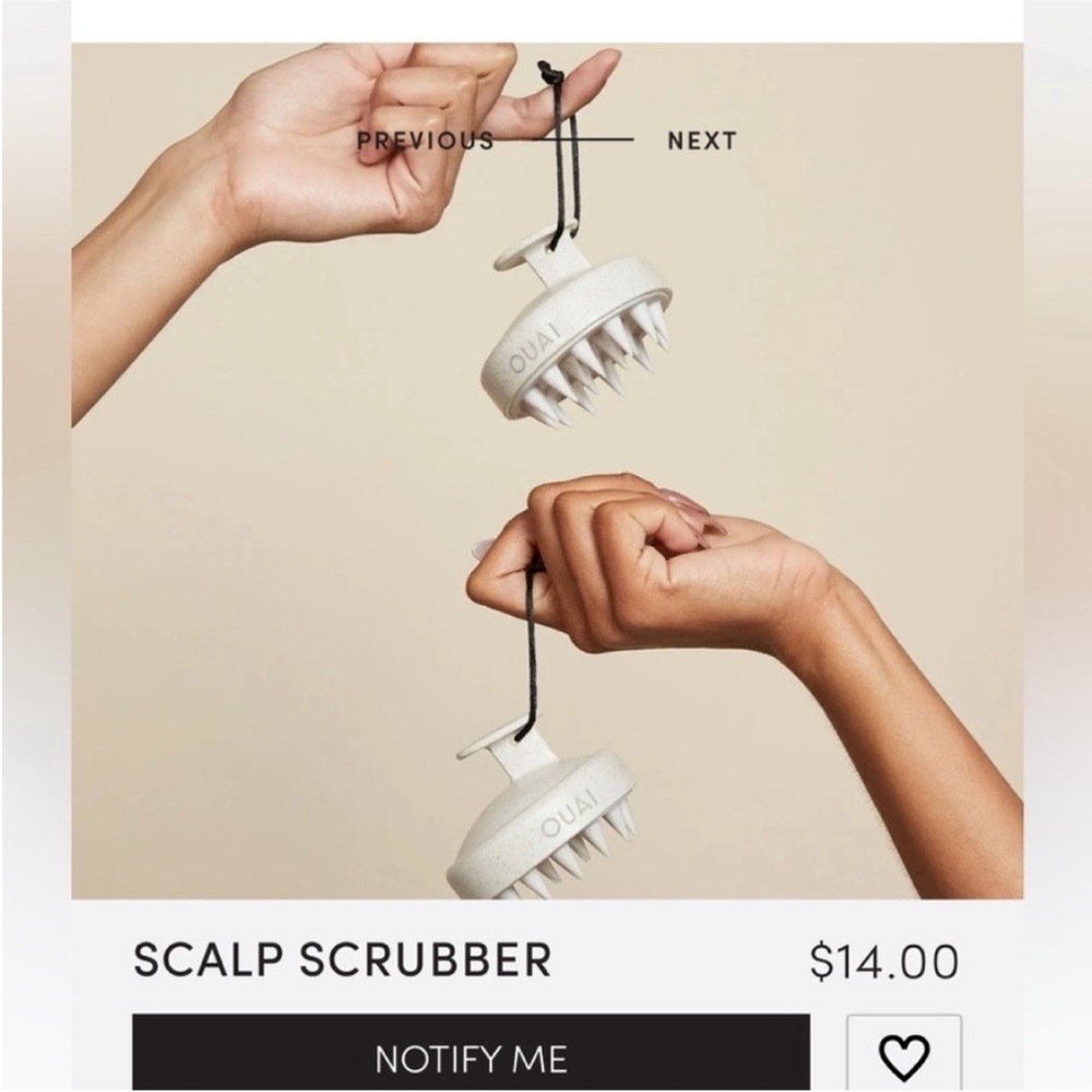 OUAI Scalp Scrubber Massager Brush - Picture 6 of 7